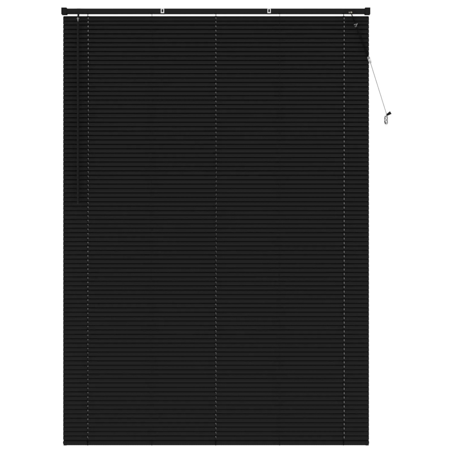 vidaXL Venetianer Jalousie Verstellbar Schwarz 213 x 130 cm PVC 42003754 günstig online kaufen