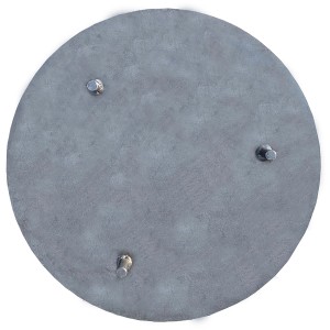 Schake Schachtabdeckung, 780mm, silberfarben, aus Stahlblech für Bauarbeiten.