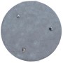 Schake Schachtabdeckung, 780mm, silberfarben, aus Stahlblech für Bauarbeiten.