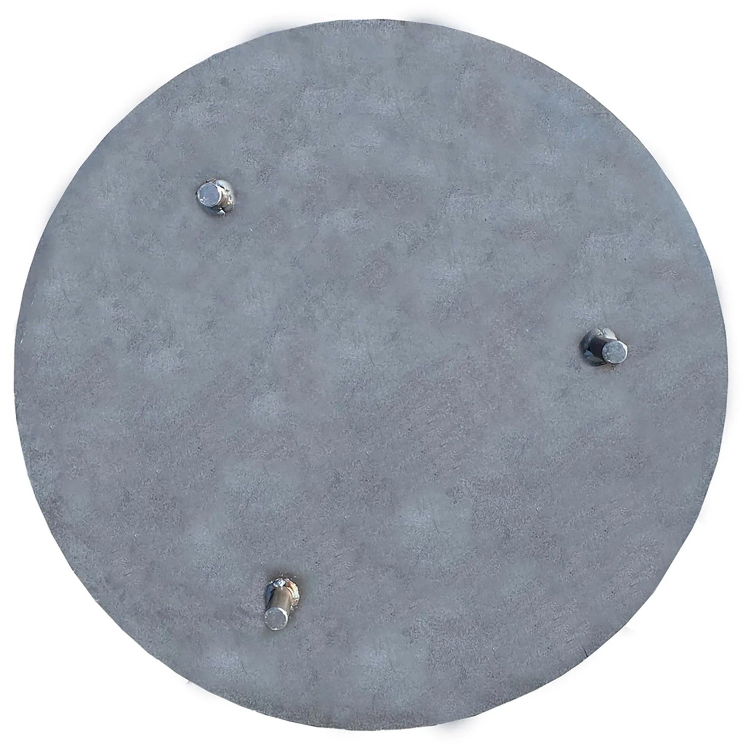 Schake Schachtabdeckung, 780mm, silberfarben, aus Stahlblech für Bauarbeiten.