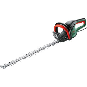 Bosch AdvancedHedgeCut 70 Elektro-Heckenschere mit 70cm Messerlänge.