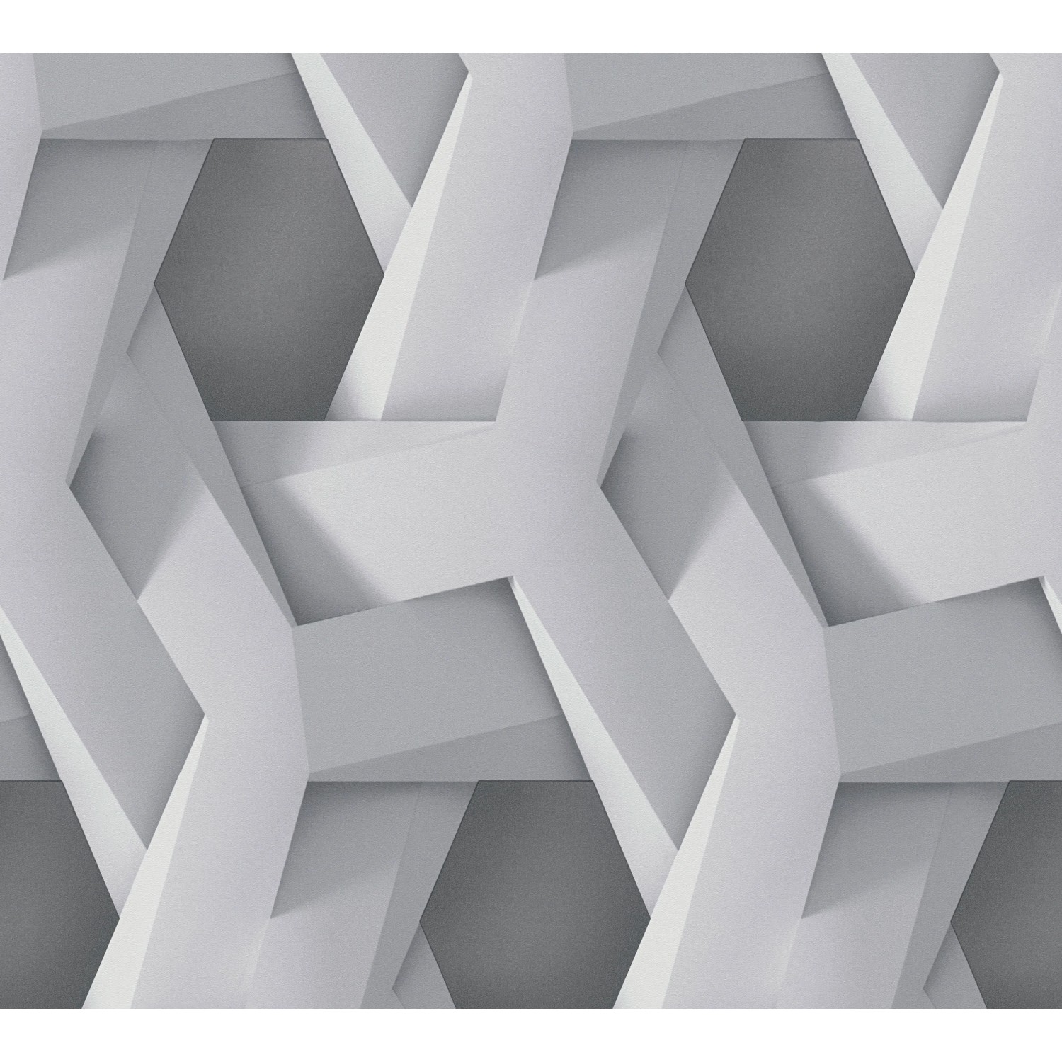 A.S. Création Vliestapete 3D Betonoptik Grau