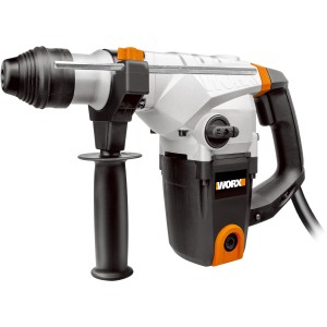 Worx 1250 W Bohrhammer WX333, ein leistungsstarker Bohrhammer für Stein und Beton.