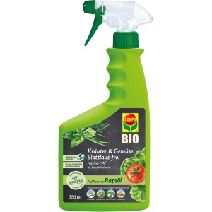 Compo Nativert Blattlaus-frei für Kräuter & Gemüse, 750ml Flasche.