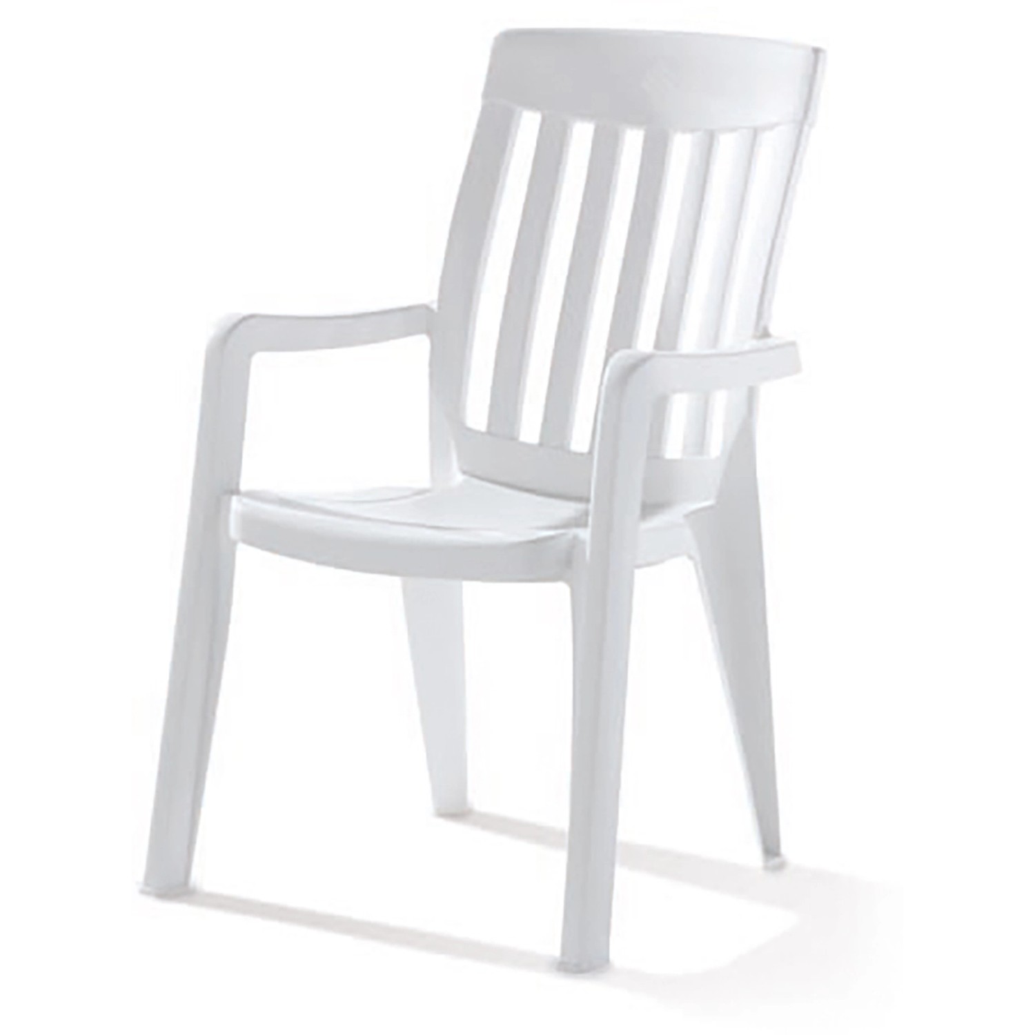 Sieger Stapelsessel Palma Weiß 65 cm x 59 cm x 92 cm