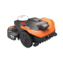 Worx Landroid Vision Mähroboter WR312E, autonom, ohne Begrenzungskabel, orange/schwarz.