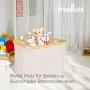 osoltus Faltbox Wäschebox Wäschekorb Nelson Bambus Beige 40 cm_6