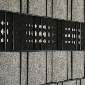 zaunzu Sichtschutz Vlies Bubble, schwarzgrau, 2,6m, für Doppelstabmattenzaun.