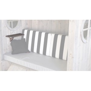 WEKA Ablage-Set aus Holz, silbergrau, für Laube Bozen und Merano. Zubehör für Gartenlauben.