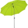 Apfelgrüner Schneider Marktschirm, Ø 220 cm, mit Knickfunktion für flexiblen Sonnenschutz.