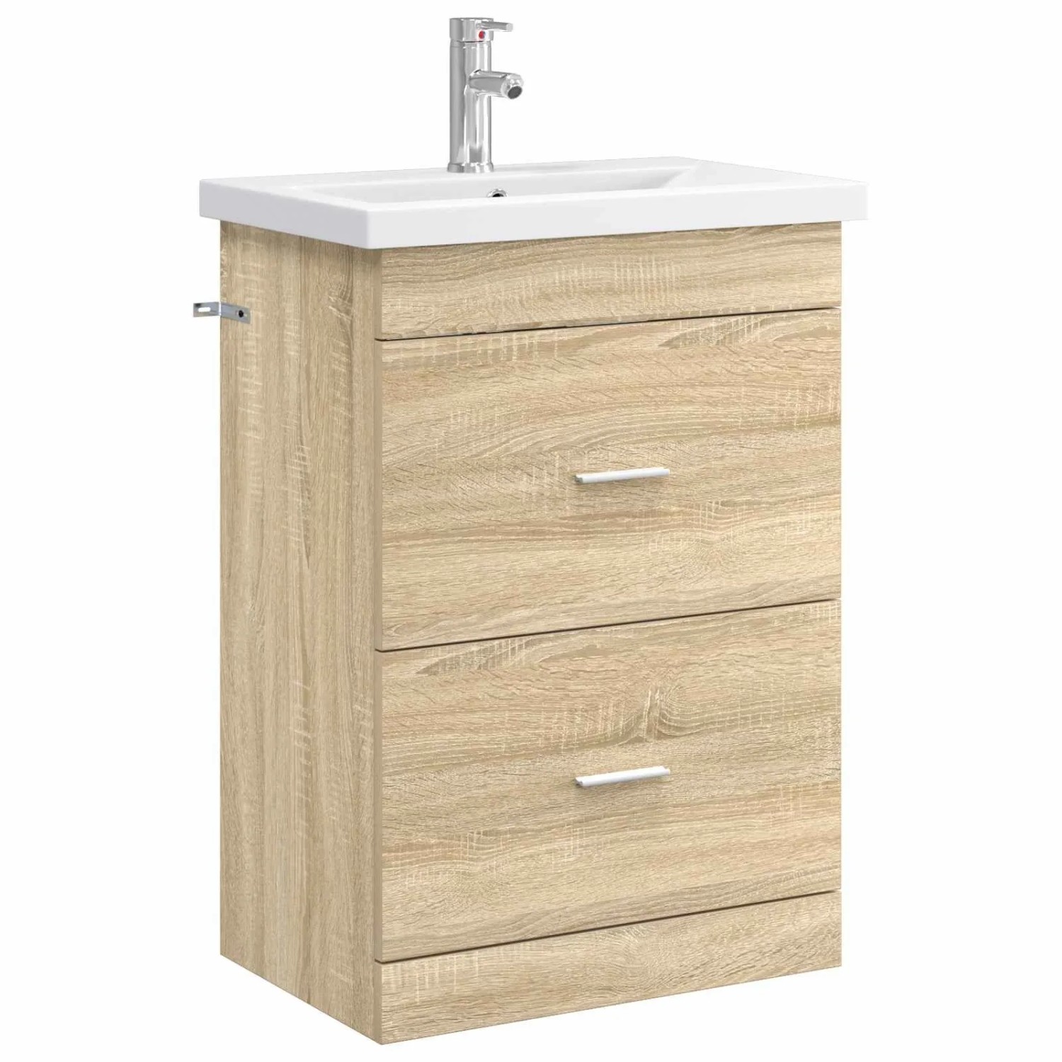 vidaXL Badezimmermöbel-Set Sonoma-Eiche 61 x 40 x 84,5 cm 3404368