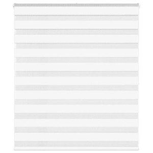 vidaXL Doppelrollo Weiß 120x100 cm Stoffbreite 115,9 cm Polyester 4014733