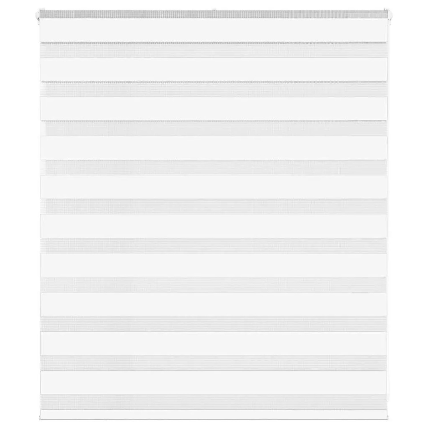 vidaXL Doppelrollo Weiß 120x100 cm Stoffbreite 115,9 cm Polyester 4014733 günstig online kaufen