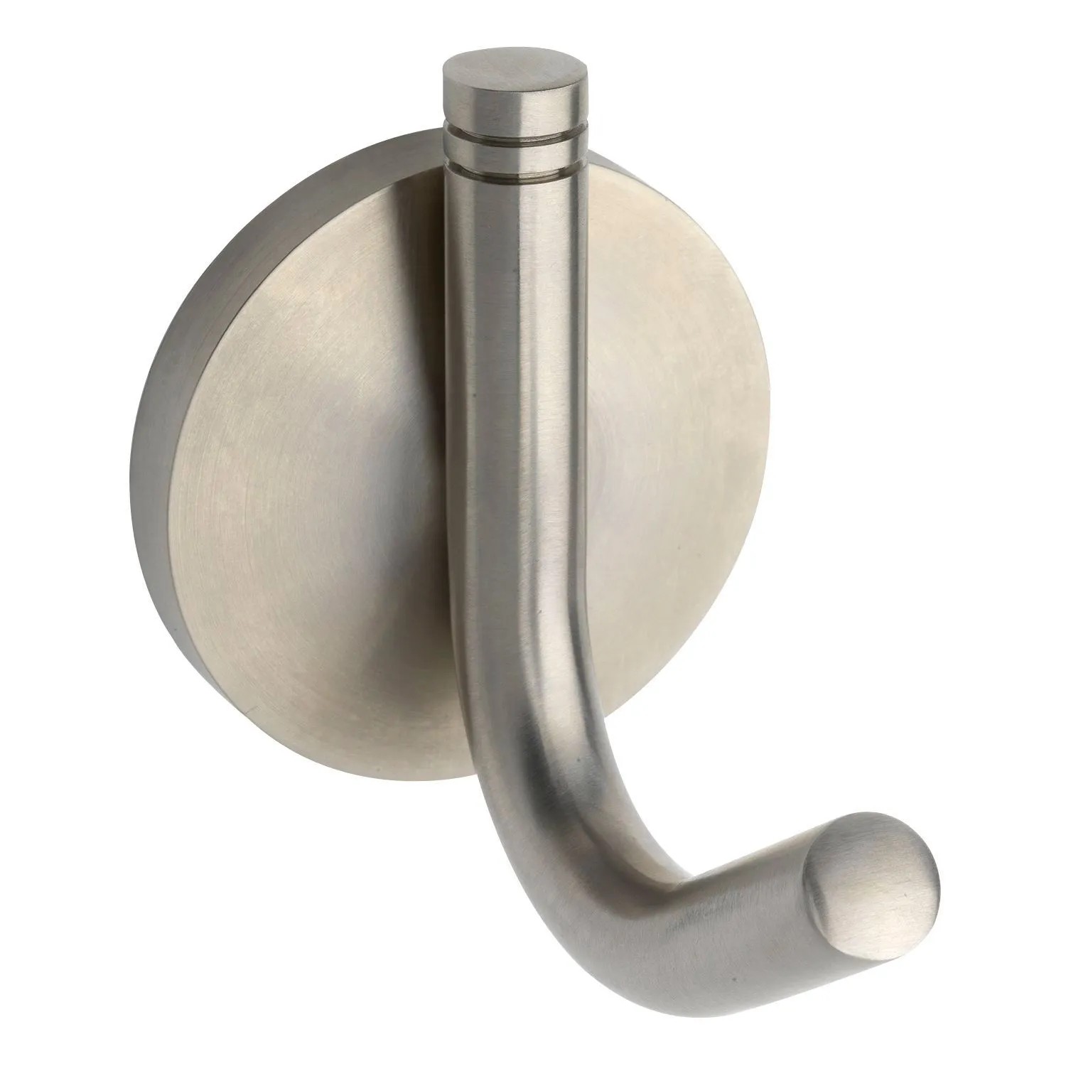 Technik Team Mantelhaken Jaina Rosette Ø 57 mm Höhe 80 mm Edelstahl Gebürstet