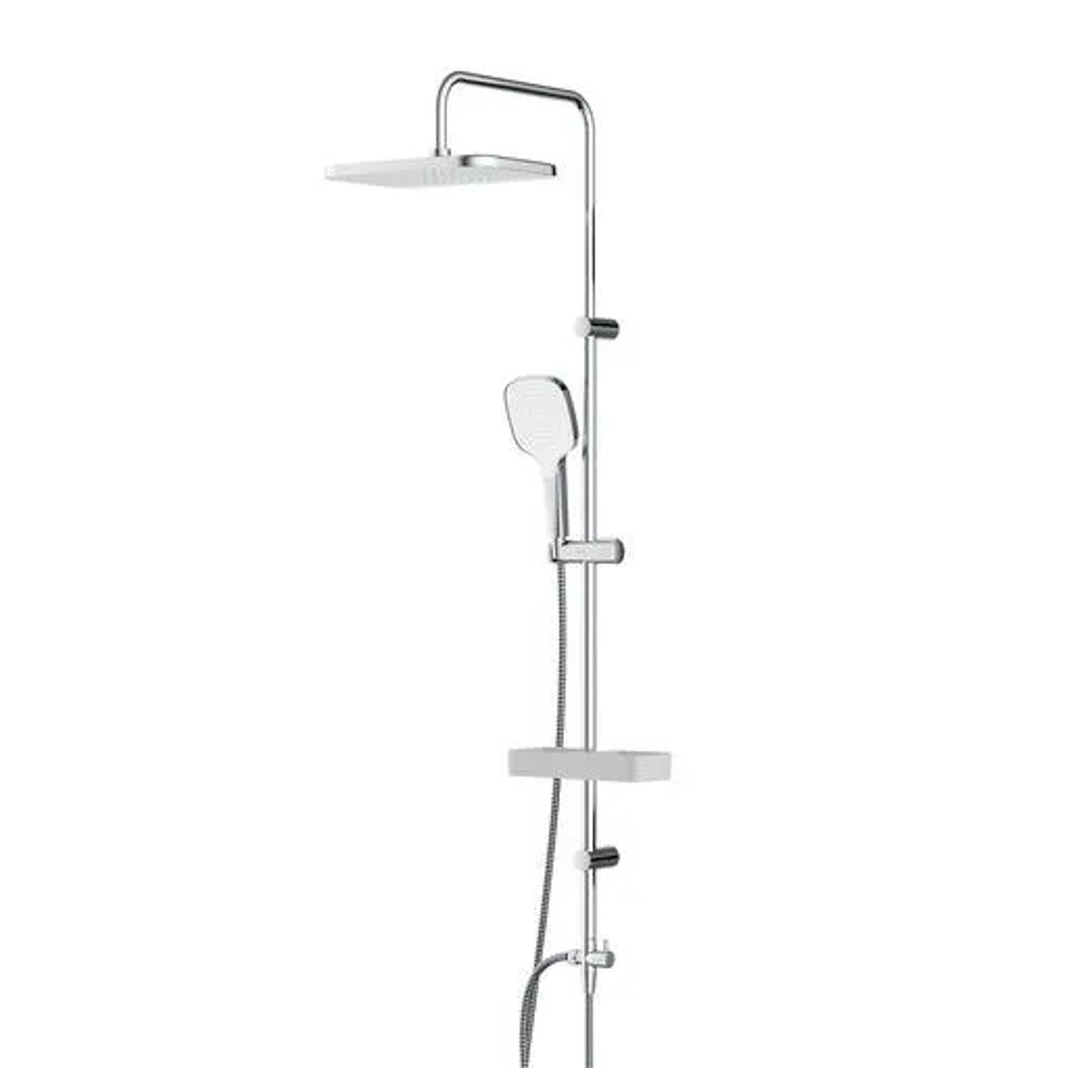 AM.PM Duschsystem Play Duschset Duschsystem ohne Armatur Regenduschset Handbrause Duschsäule F078W203 Chrom