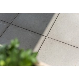 Diephaus Gehwegplatten Zementgrau 30x30cm, Betonplatten für Gartenwege und Terrassen.