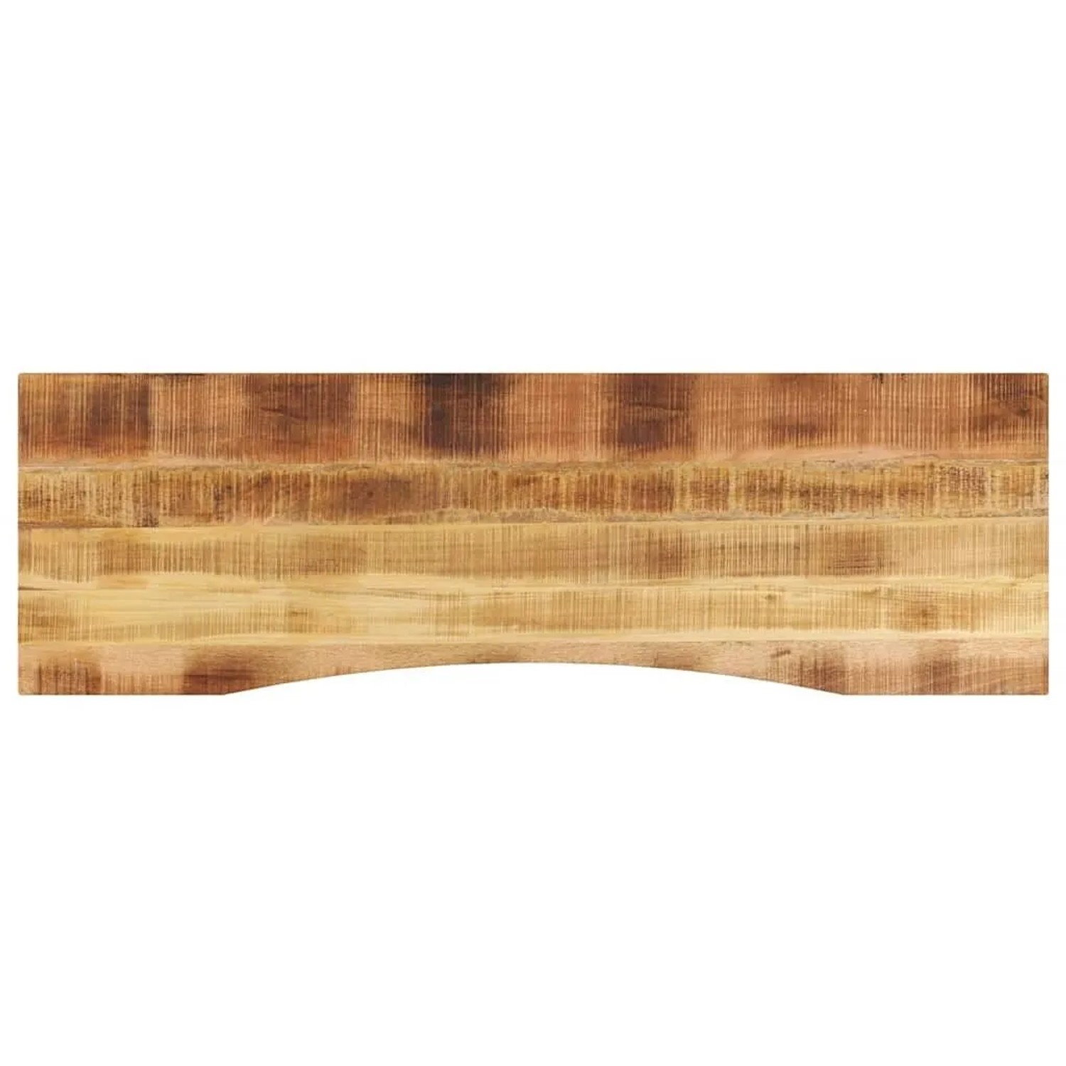 vidaXL Schreibtischplatte mit Aussparung 160x50x2,5cm Massivholz Mango 370183