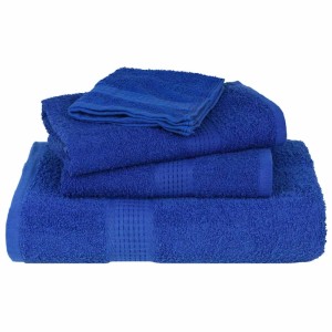 vidaXL Handtücher 4 Stk Blau 50x100 cm 360 g/m² 100% Baumwolle 136711