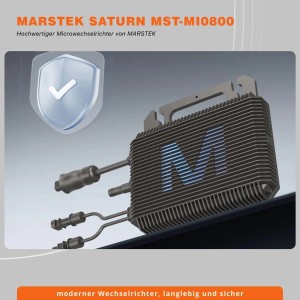 Marstek SATURN MST-MI0800 Micro-Wechselrichter mit WLAN und 5 m Anschlusskabel