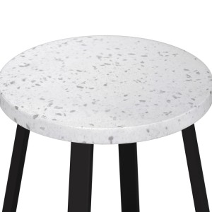 Bessagi Garden Balkonset Mathilda Dunkelgr. Metall/Outdoorstoff +Abdeckung