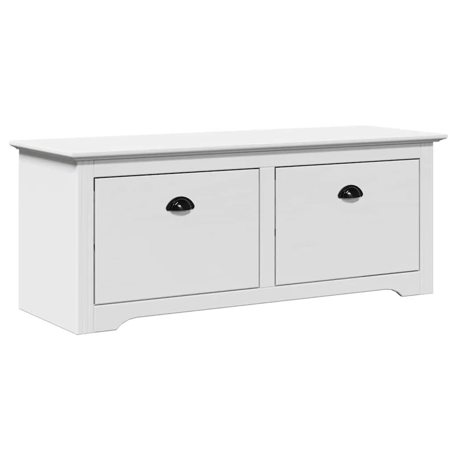 vidaXL Flurbank BODO Weiß 114x40x45 cm 4016869