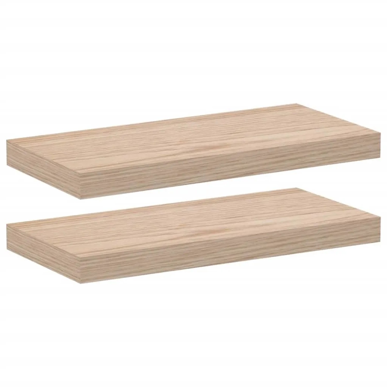 vidaXL Schweberegale 2 Stk 50x23,5x4 cm Holzwerkstoff 4010686