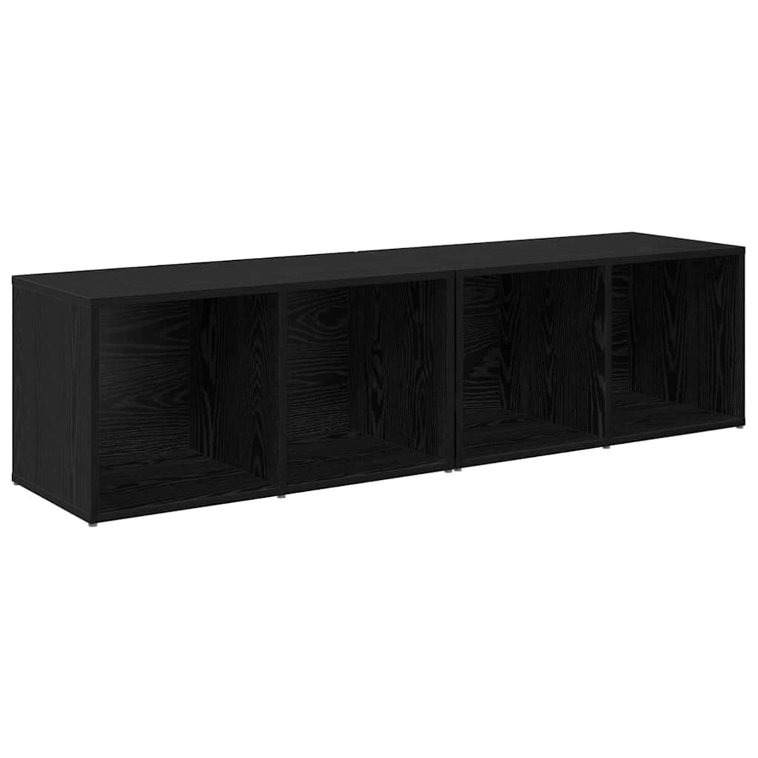 vidaXL TV-Schrank-Set Schwarz Eichen-Optik Holzwerkstoff 3393520 günstig online kaufen