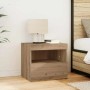 vidaXL Nachtschrank 2 Stk Eiche Handwerklich 50 x 40 x 45 cm 862183_4