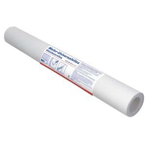 Weiße Rolle Decotric Maler-Universalvlies 1x25m. Ideal für Rissüberbrückung & als Untergrund für Tapeten.