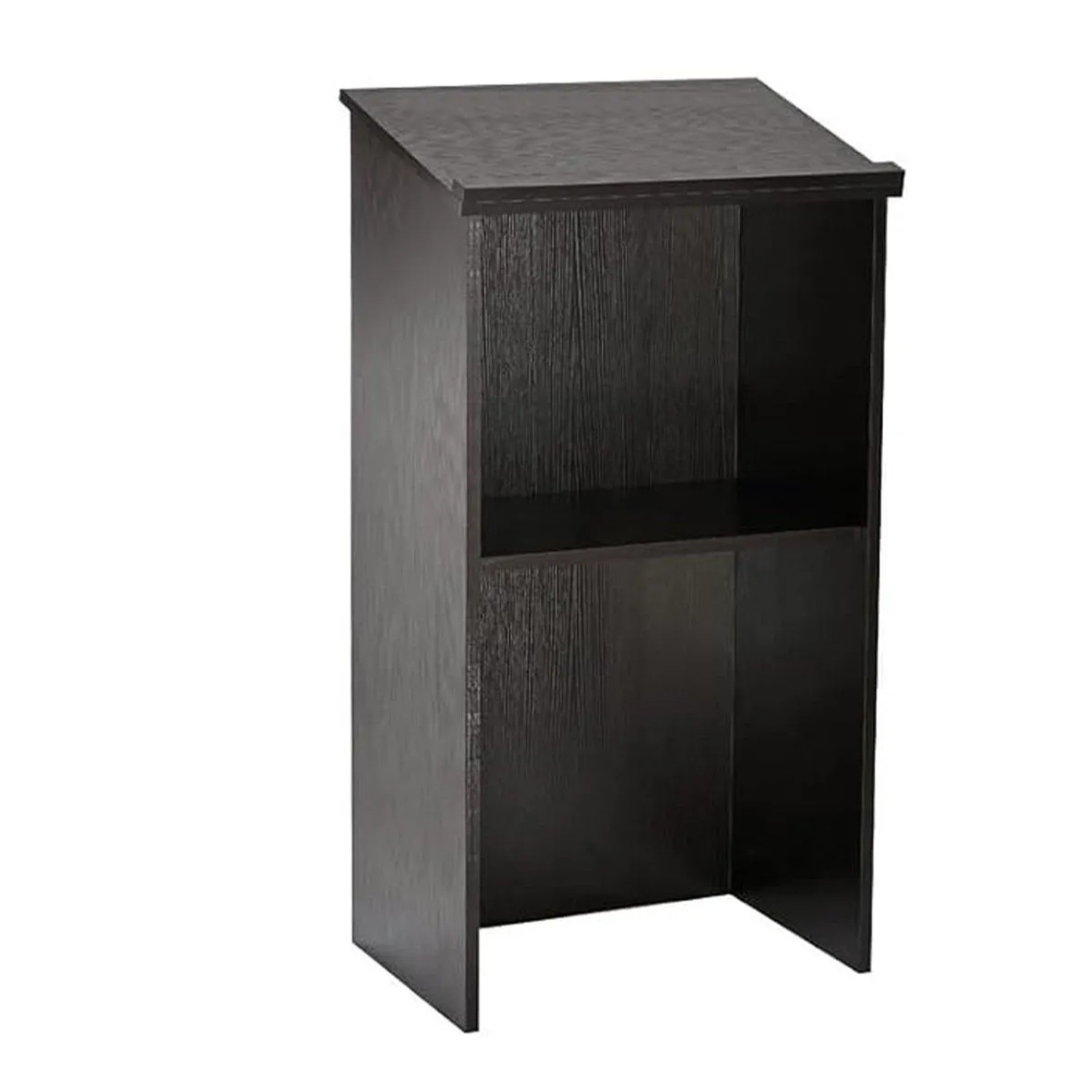 Costway Stehpult Stehtisch für Klassenzimmer mit Ablagefläche Schwarz günstig online kaufen