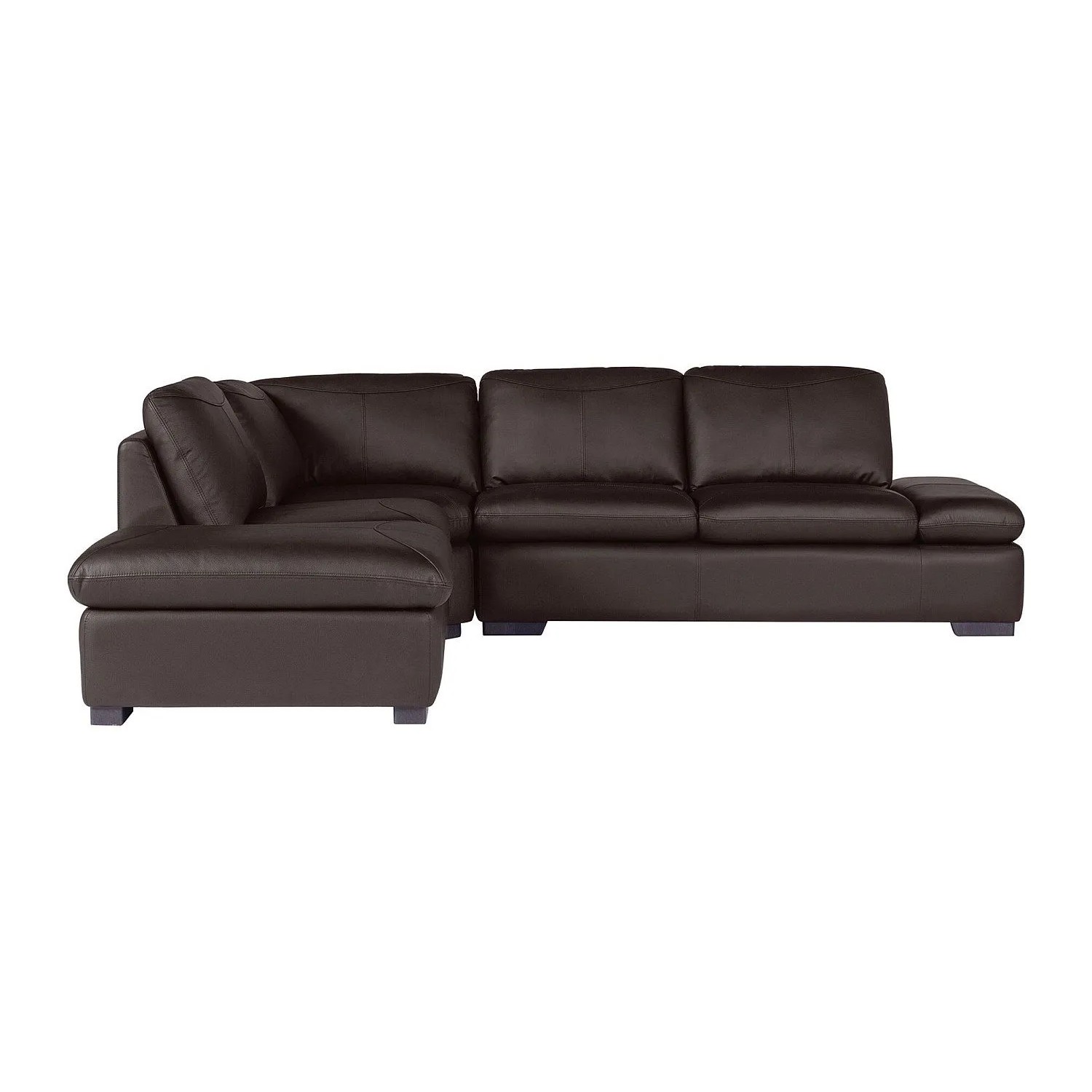 Vente-unique Sofa Ohne Schlafmöglichkeit Onyx Schokoladenbraun 268 cm