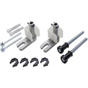 Geberit Duofix Bausatz für Vorwandmontage mit Befestigungsmaterial.