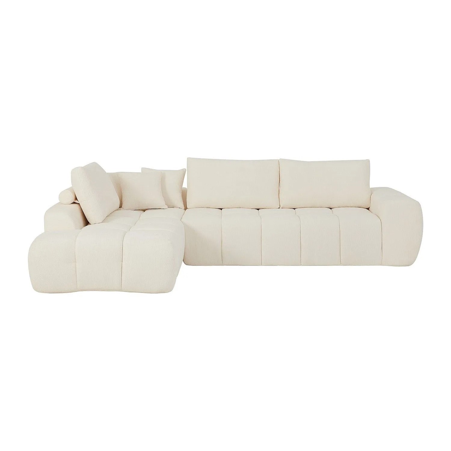 Vente-unique Sofa Ohne Schlafmöglichkeit Lavezo Beige 300 cm