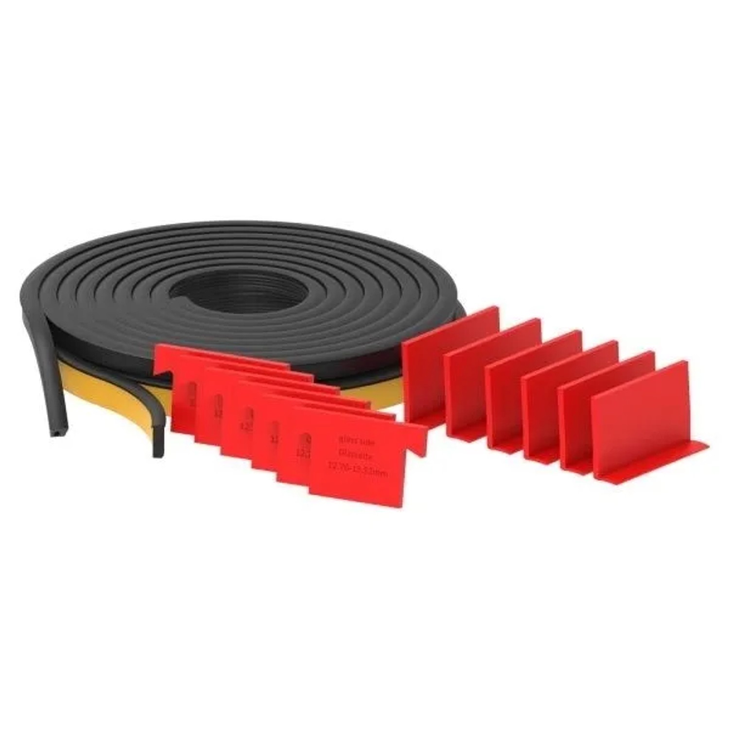 FeNau Gummiset Für Glas 12,76-13,52 mm Länge 3000 mm