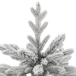 vidaXL Künstlicher Weihnachtsbaum Klappbar Beschneit 120 cm 358384