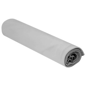 vidaXL Sporthandtücher 2 Stk Grau 100 x 50 cm Polyester und Polyamid 42011468