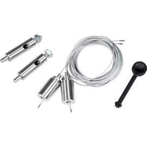 Aquatlantis Stahlseilsystem für EasyLED Universal Lampenaufhängung aus Stahl.