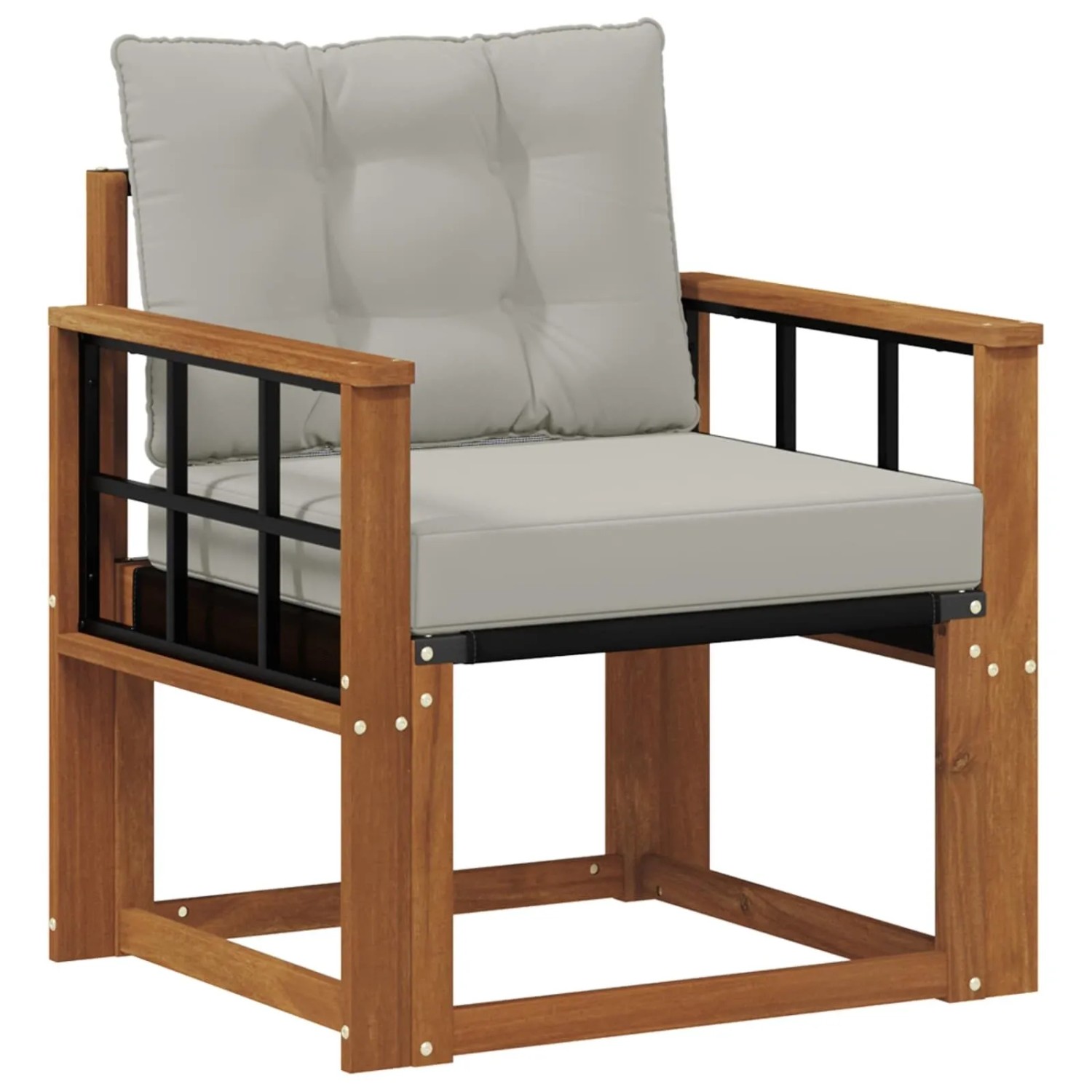 vidaXL Outdoor-Sofagarnitur Massives Akazienholz und Textilene 3436303
