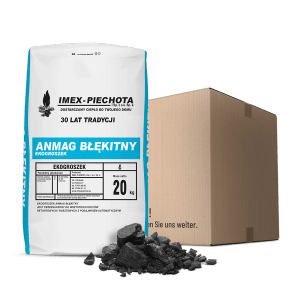 Anmag Steinkohle 5-25mm, 20kg Sack mit Kohlenstücken, Brennstoff für Öfen und Heizungen.