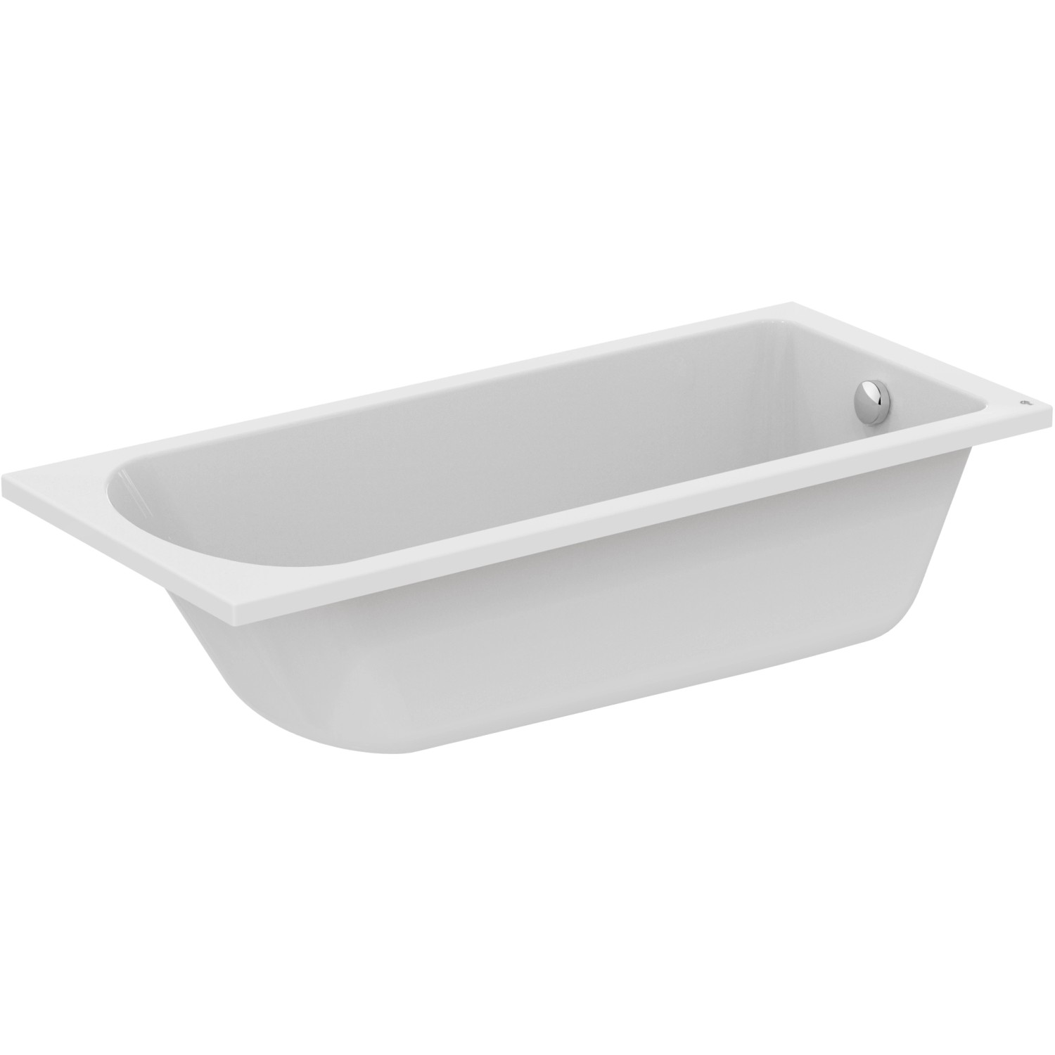 Ideal Standard Rechteck-Badewanne Hotline 1700 mm x 750 mm Weiß
