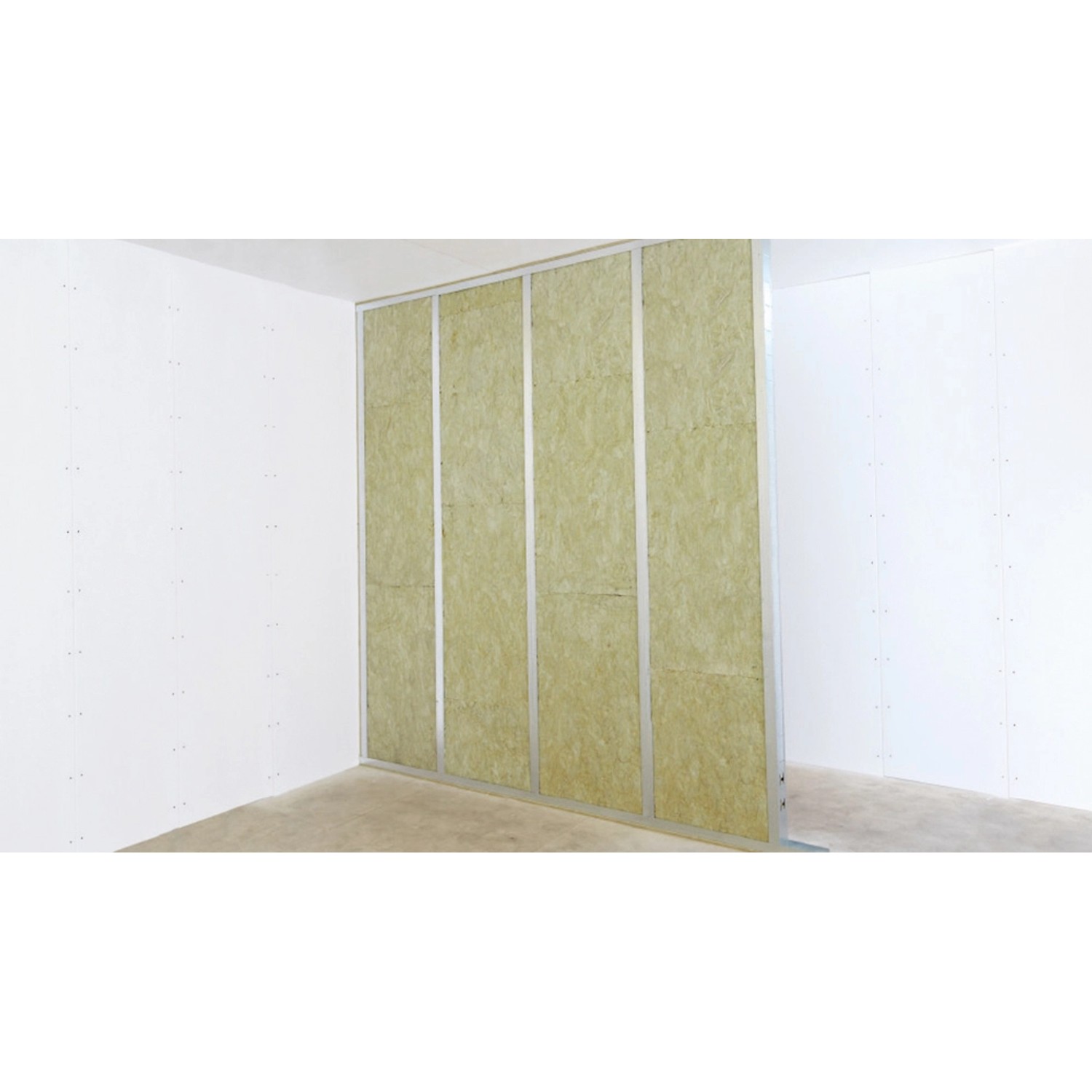 Rockwool Sonorock Trennwandplatte (40mm) aus Steinwolle zur Schall- und Wärmedämmung.