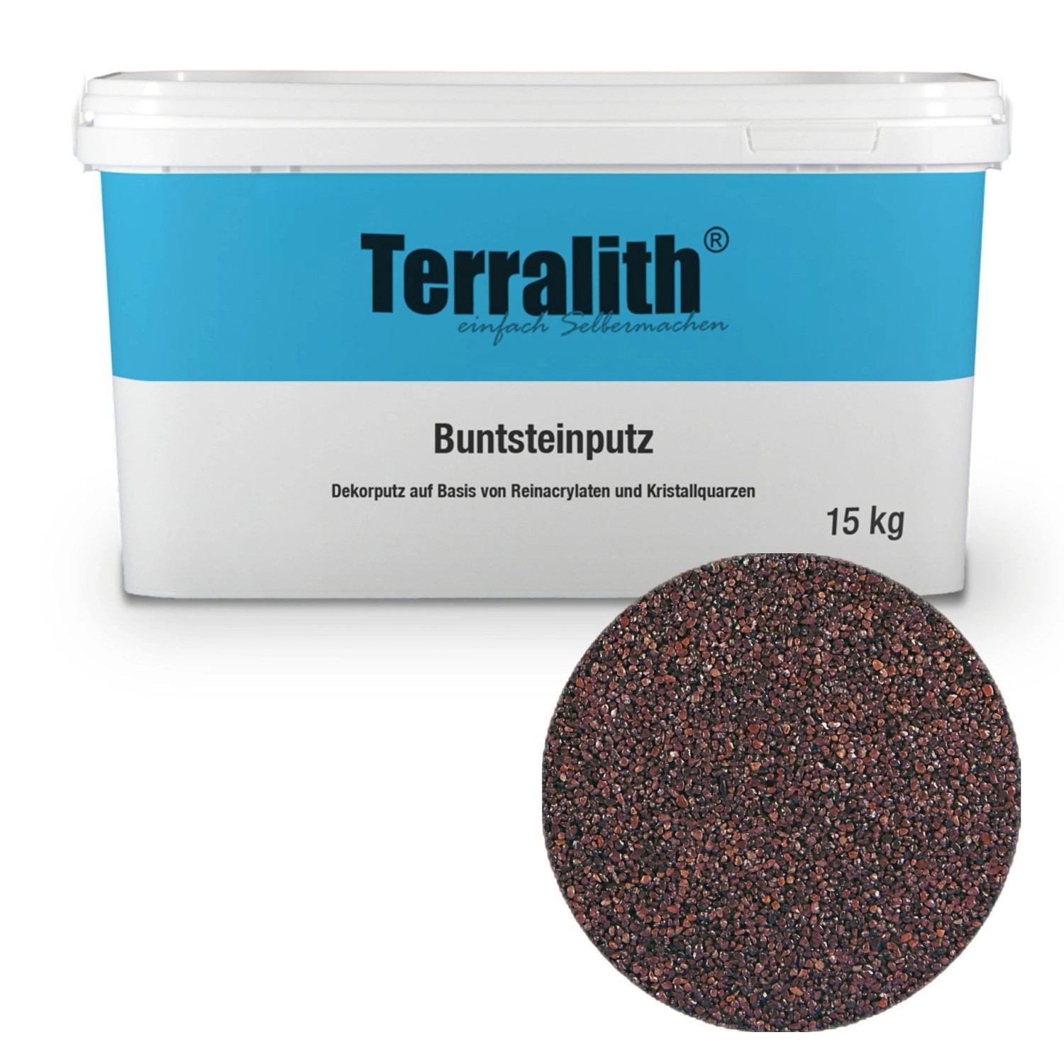 Terralith Buntsteinputz Mosaikputz 2mm -15 kg- BSP57 Braun