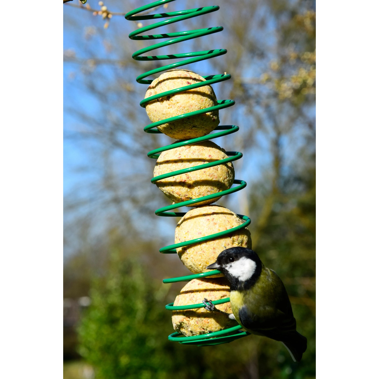 Vogelhaus Futterhalter 6er Set Meisenknödelhalter Aus Metall - Praktische Vogelfutterstation Mit Dach Für Garten & Balkon 6 Stück Vogelfutterstation Metall Mit Dach 9.5cm