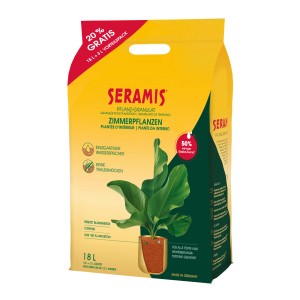 Seramis Pflanzgranulat Aktionspackung 30L für Zimmerpflanzen. Tongranulat für ideale Wasser- und Nährstoffversorgung.