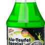 Sprühflasche Tuga Alu-Teufel Spezial Felgenreiniger Grün für die Autopflege.