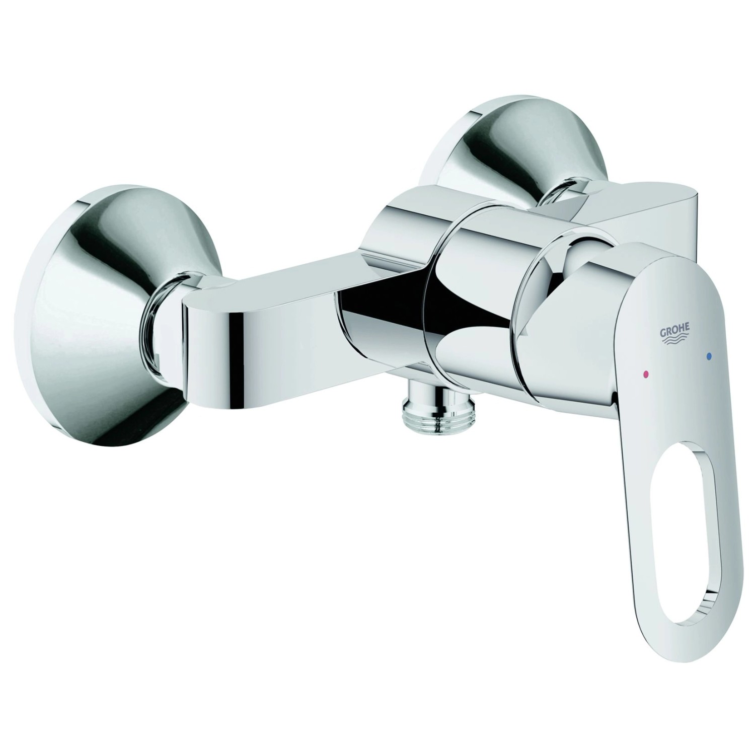 Grohe QuickFix Einhebelmischer-Brausearmatur Loop Chrom günstig online kaufen