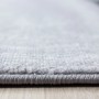 Detailaufnahme: Ayyildiz Kurzflorteppich Plus 8007, schwarz, 120x170 cm. Nahaufnahme der Teppichstruktur.