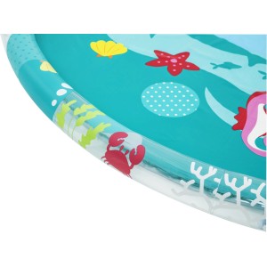 Bestway Wassermatte Underwater Ø 165 cm mit bunten Meeresmotiven für Kinder.