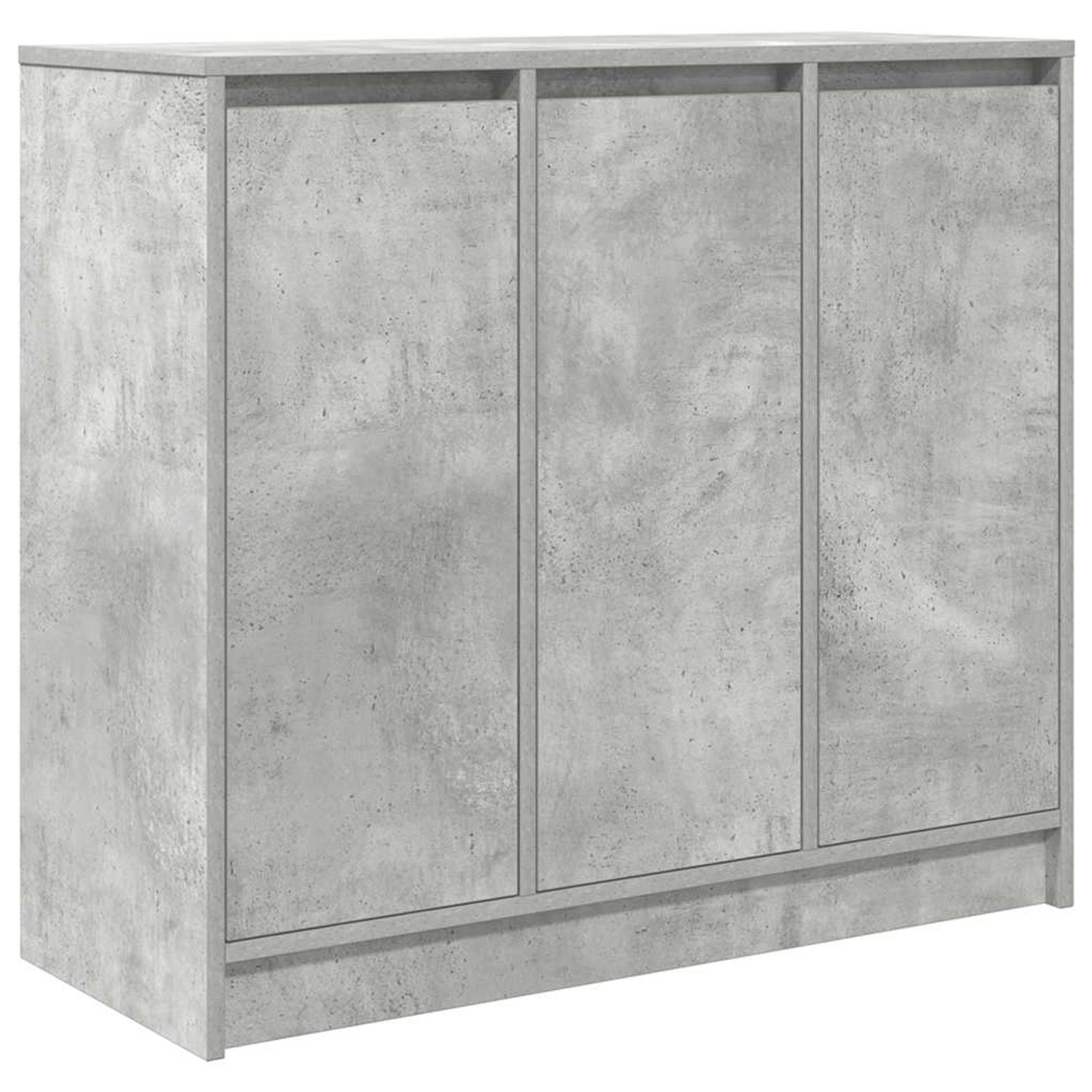 vidaXL Sideboard Betongrau 85x34x76 cm Holzwerkstoff 861628