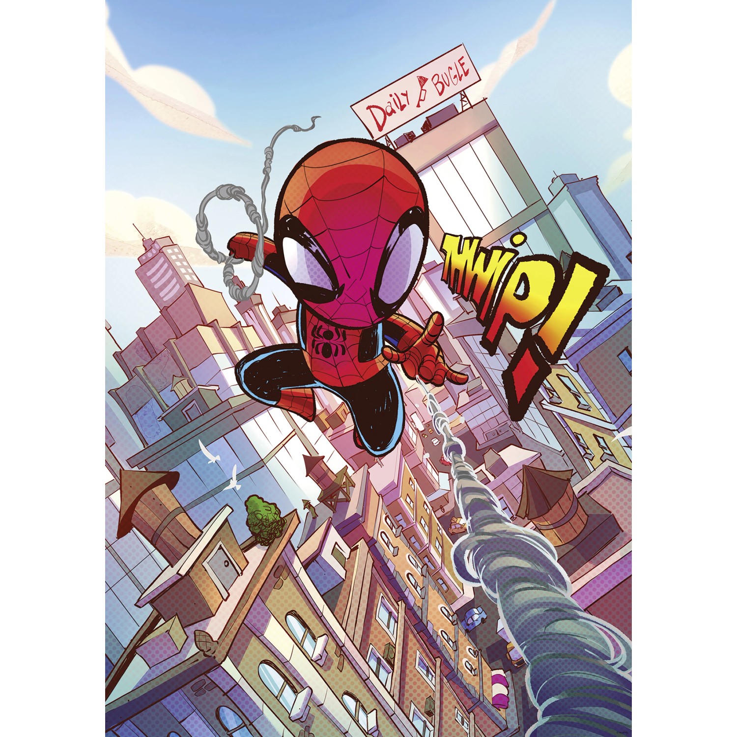 Komar Wandbild Marvel Spider-Man THWIP 50 cm x 70 cm Bunt günstig online kaufen
